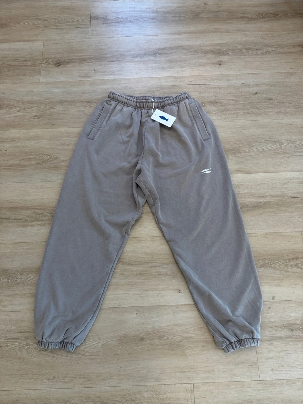 Women’s Taupe Jogger Pants - Pete Pareo